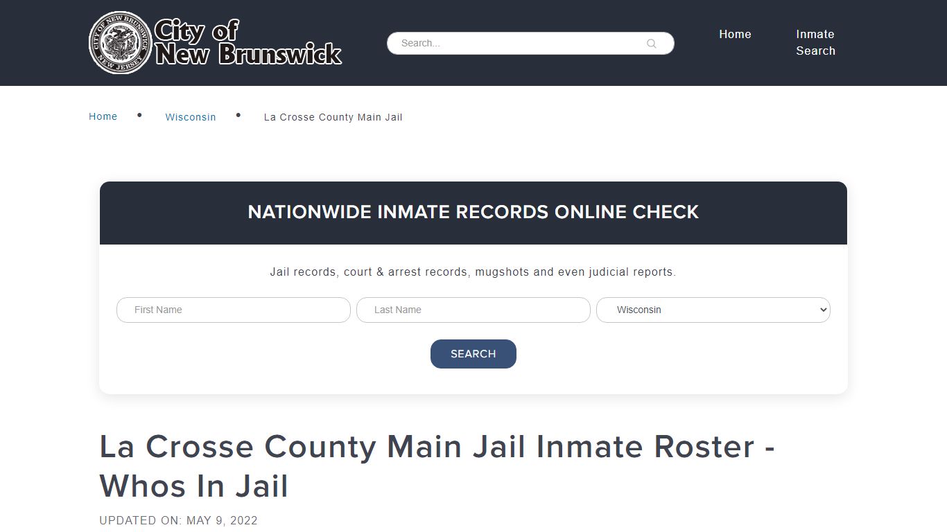 La Crosse County Main Jail Inmate Roster - Whos In Jail - New Brunswick